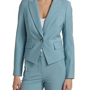 Veronica Beard Hosanna Dickey Jacket in Sea Glass